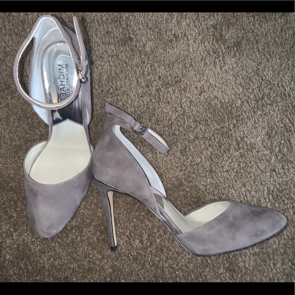 Michael ‘MK’ Michael Kors suede heel